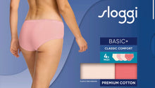 Afbeelding in Gallery-weergave laden, Sloggi Basic+ Midi - 4 pack