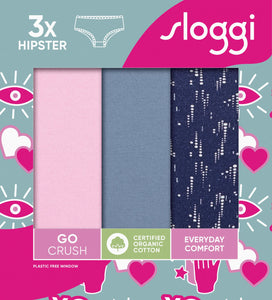 Sloggi - Go Crush Hipster 3 pack   - Nieuw